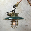 Industrial Cantilever Wall Pendant - Green Shade