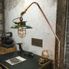 Industrial Cantilever Wall Pendant - Green Shade