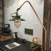 Industrial Cantilever Wall Pendant - Green Shade
