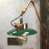 Industrial Cantilever Wall Pendant - Green Shade