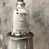 A British mid century grey enamel ceiling factory light by Thorlux.