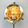 Vintage Brass Bulkhead Light | Nautical Reclaimed Light