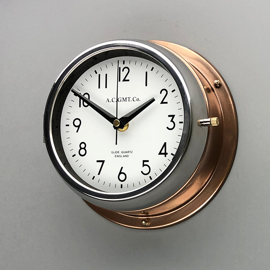 Shop a silent wall clock. Our non-ticking wall clocks are refurbished vintage clocks salvaged from decommissioned cargo ships. 
