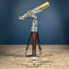 Big eye Vintage Japanese 20x120 binoculars with illumination controls on hardwood and aluminium tripod professionally restored for sale