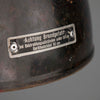 Small Black bakelite vintage industrial ceiling light