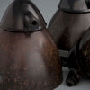 Black Bakelite Vintage German Industrial Pendant Lights (1950s)