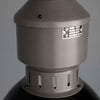 Black Enamel Retro Industrial Pendant Light by Elektrosvit
