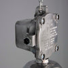 Aluminium electrical housing component of a vintage industrial ceiling light