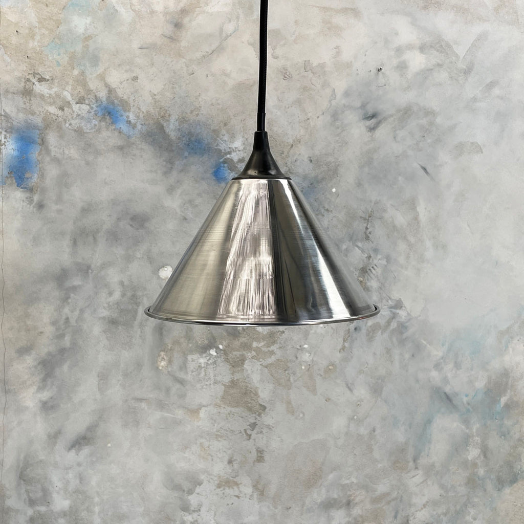 Small Aluminium hanging bedside lights. Ideal down lighting and ceiling lighting for low level and directional illumination