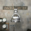 Large industrial style aluminium blast proof ceiling pendant. 