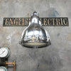 Large industrial style aluminium blast proof ceiling pendant. 