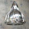 Large industrial style aluminium blast proof ceiling pendant. 
