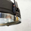 Matt black vintage industrial ceiling light made out of solid steel