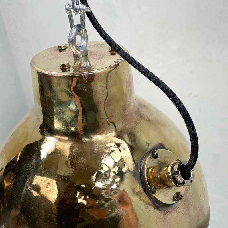 Vintage industrial Brass & Copper dome ceiling light