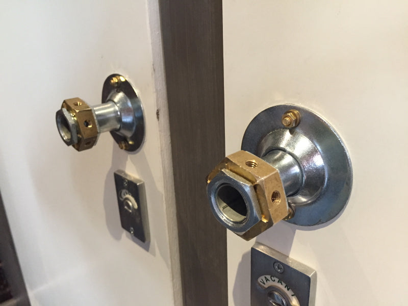 industrial style door knob