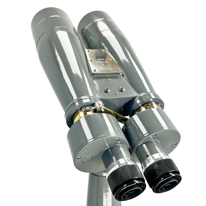 Japanese Fuji Meibo Observation Binoculars 15 x 80 with 4 degree field of view and matching tripod mount.