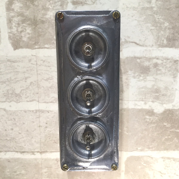 3 gang industrial light switch