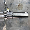 Retro industrial cast aluminium explosion proof, single tube striplight with LED tubes. 