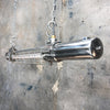 Retro industrial cast aluminium explosion proof, single tube striplight with LED tubes. 