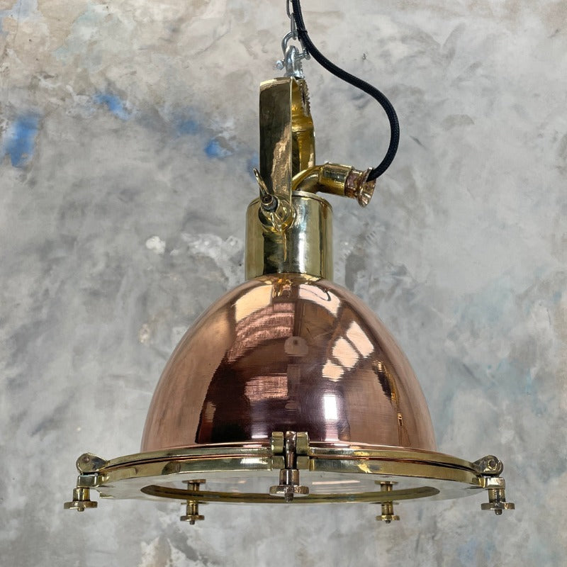 Copper Pendant Light by Wiska