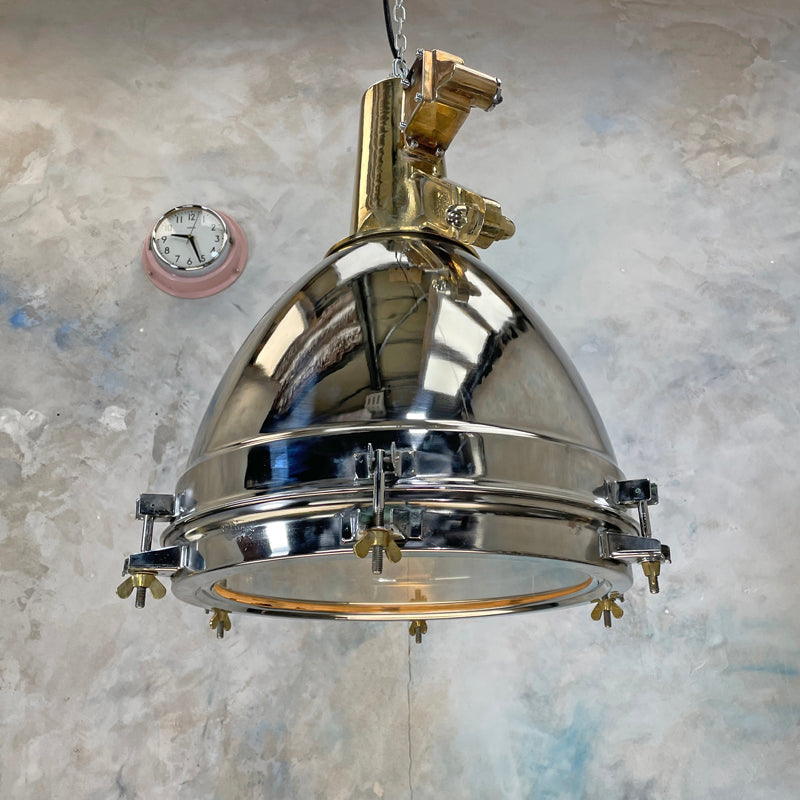 XL stainless steel marine searchlight ceiling light 