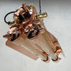 Shop the Edison industrial strip light which has a copper finish and dimmable Edison LED tubes. A vintage industrial ceiling light for ultimate industrial chic. With worldwide shipping. 