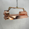 Shop the Edison industrial strip light which has a copper finish and dimmable Edison LED tubes. A vintage industrial ceiling light for ultimate industrial chic. With worldwide shipping. 
