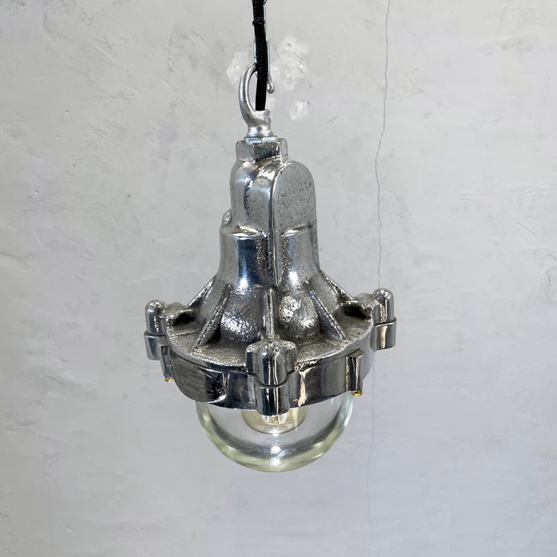 small industrial style cast aluminium ceiling pendant lighting by Ito denki