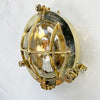 Vintage Brass Bulkhead Light | Nautical Reclaimed Light